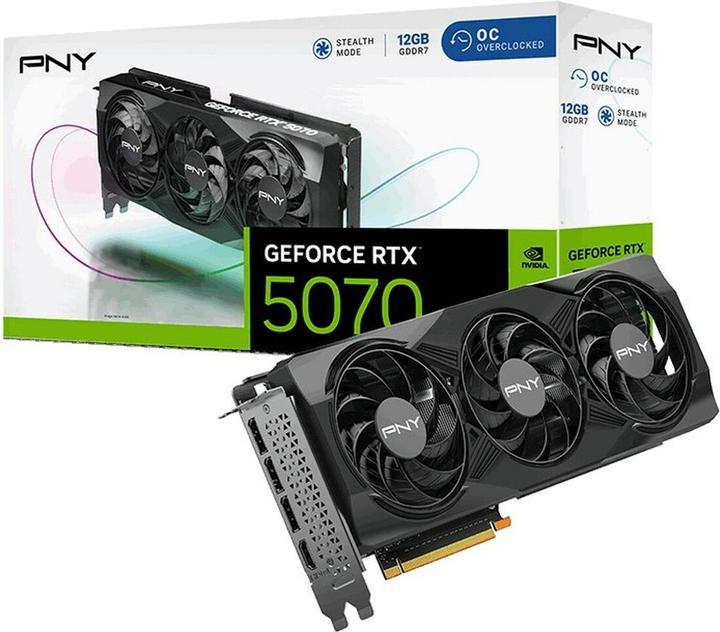 Produktbild PNY GeForce RTX 5070 Overclocked Triple Fan (12 GB)