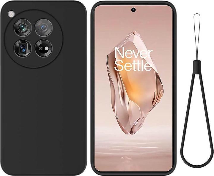 Cover-Discount OnePlus 12R - Silikon Gummi Hülle schwarz (OnePlus 12R)