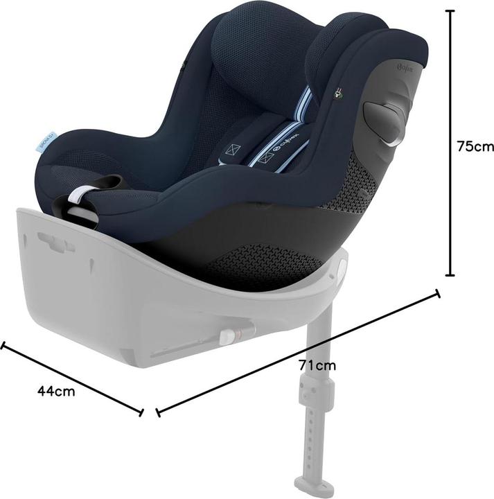 Image du produit Cybex Sirona G i-Size Plus (Reboarder, Norme ECE R129/i-Size)