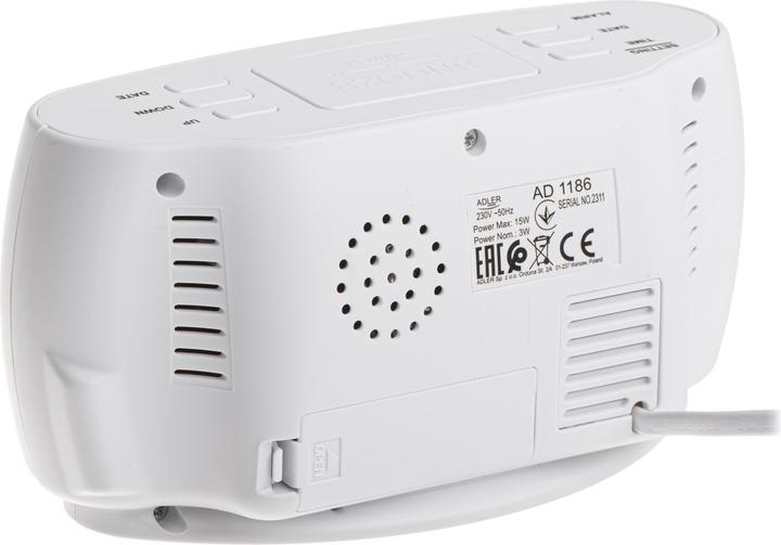 Produktbild Adler Budzik AD 1186 white