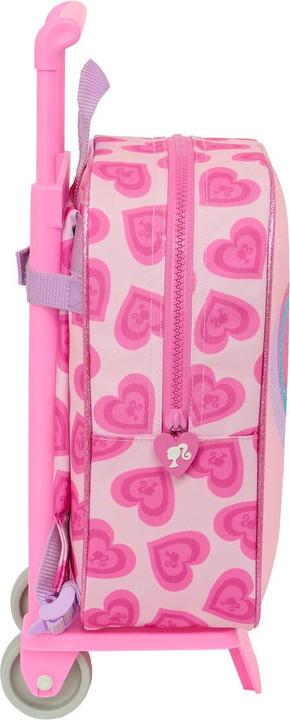 Produktbild Barbie Schulrucksack mit Rädern Love Rosa 22 x 27 x 10 cm