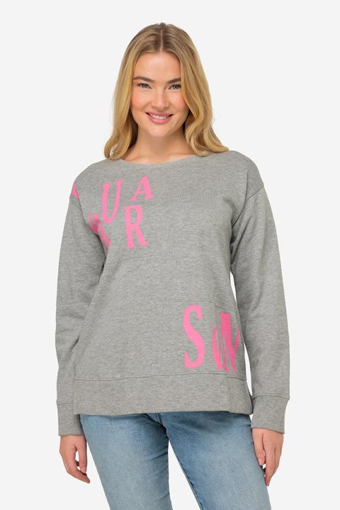 Produktbild Laurasøn Sweatshirt, oversized, Patchlook mit Laurasøn-Print (L)