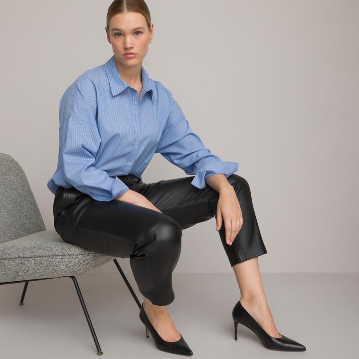 Produktbild La Redoute Collections Hemd Signature mit langen Ärmeln und Streifenmuster (48)