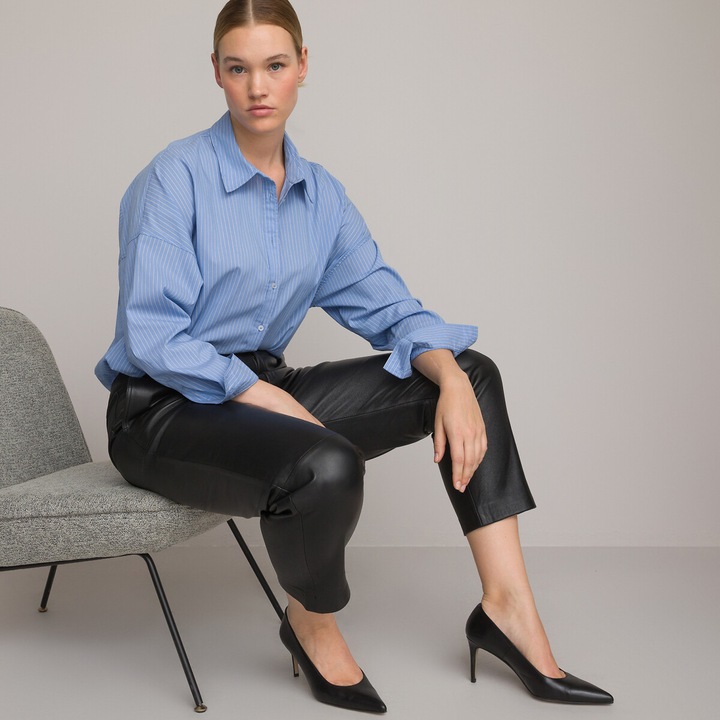 Immagine prodotto La Redoute Collections Camicia firmata con maniche lunghe e motivo a righe (48)