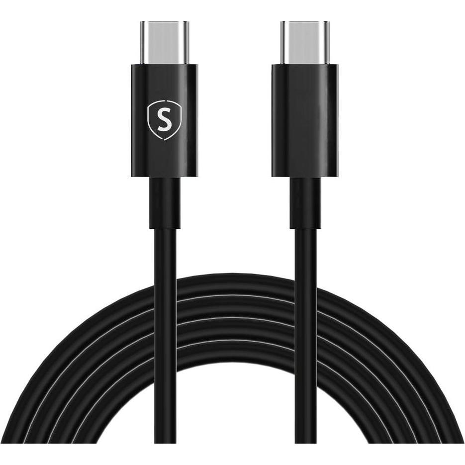 SIGN USB-C to USB-C Cable 60W, 3A, PD, 2m - Black, USB Kabel