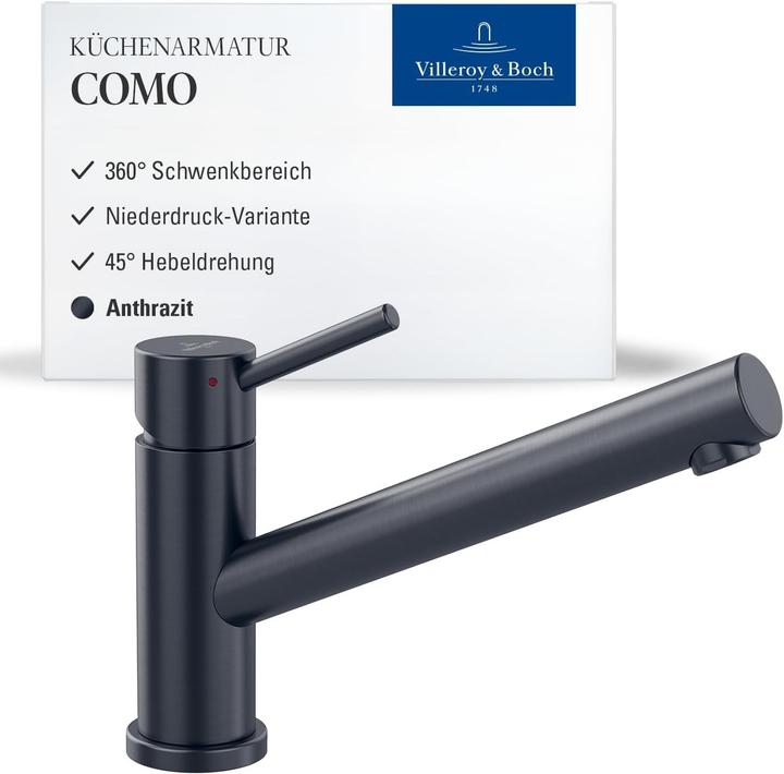 Produktbild Villeroy & Boch Como Niederdruck Küchenarmatur, aus Edelstahl