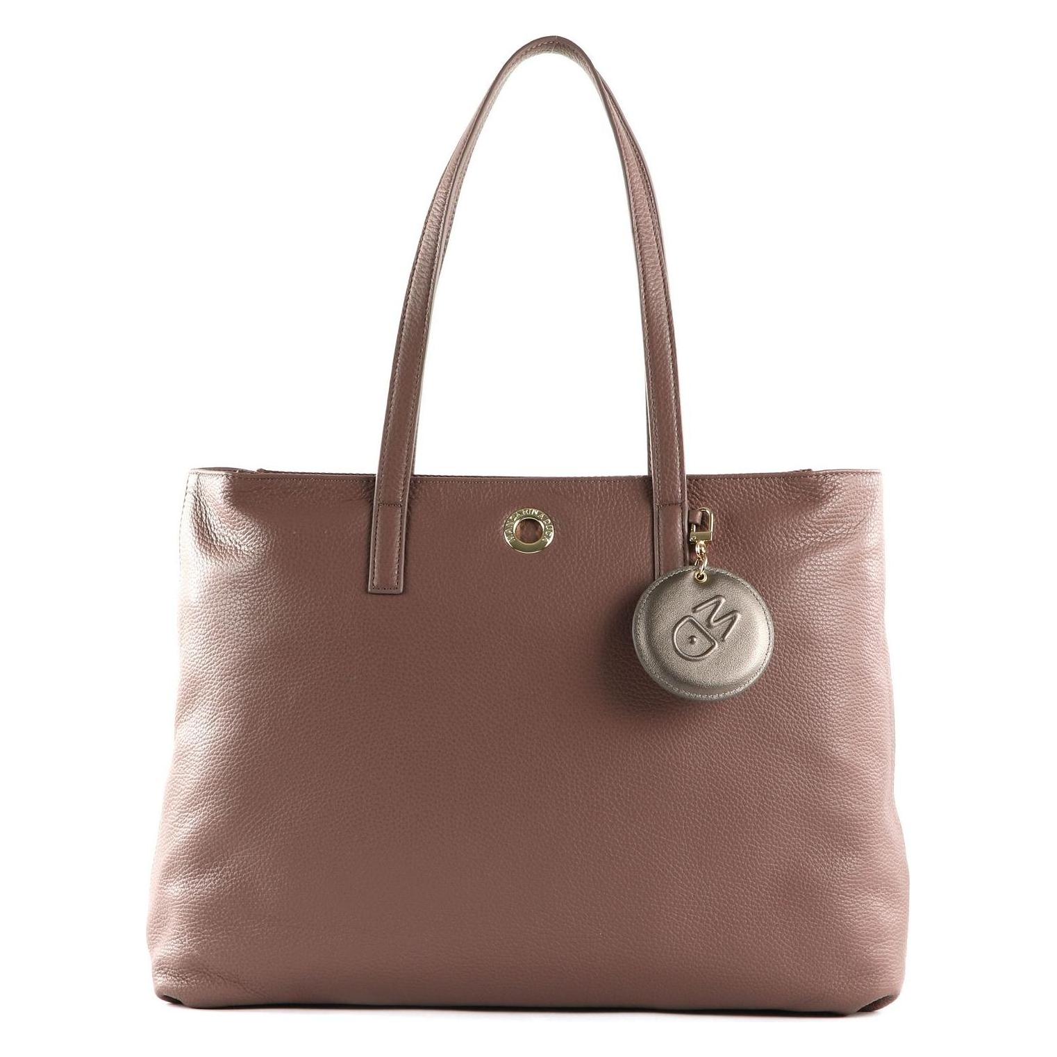 Mandarina Duck, Damen, Handtasche, Mellow Leather Shopper, Braun