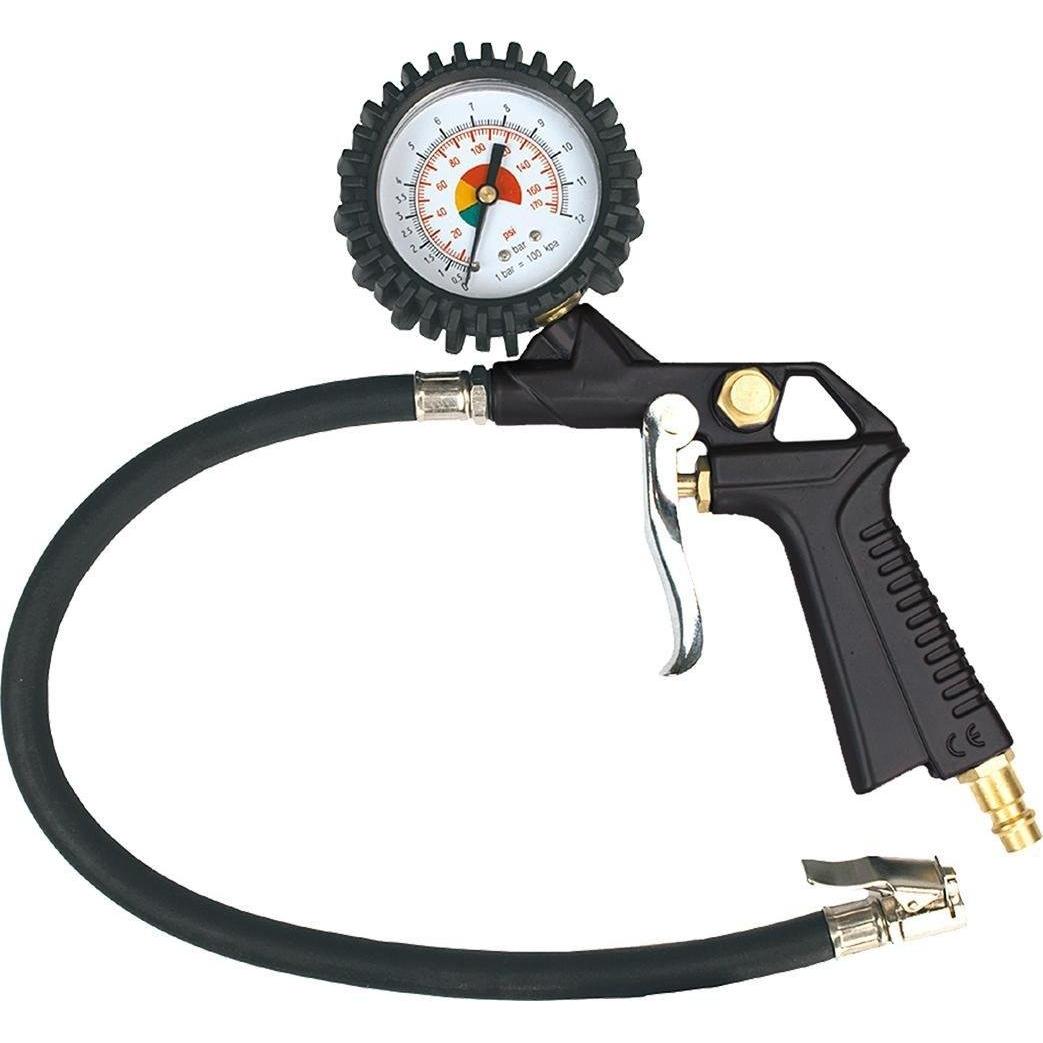 Neo, Werkzeugkoffer, Aufblasbare Pistole mit 63 mm Manometer (1 Teile)