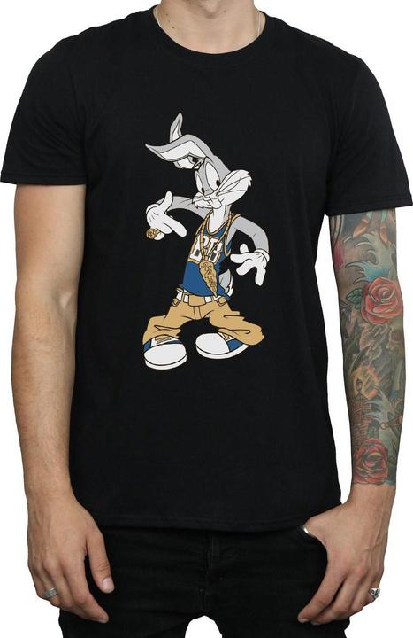 Produktbild Looney Tunes Mens Rapper Bugs Bunny Cotton T-Shirt (XXL)