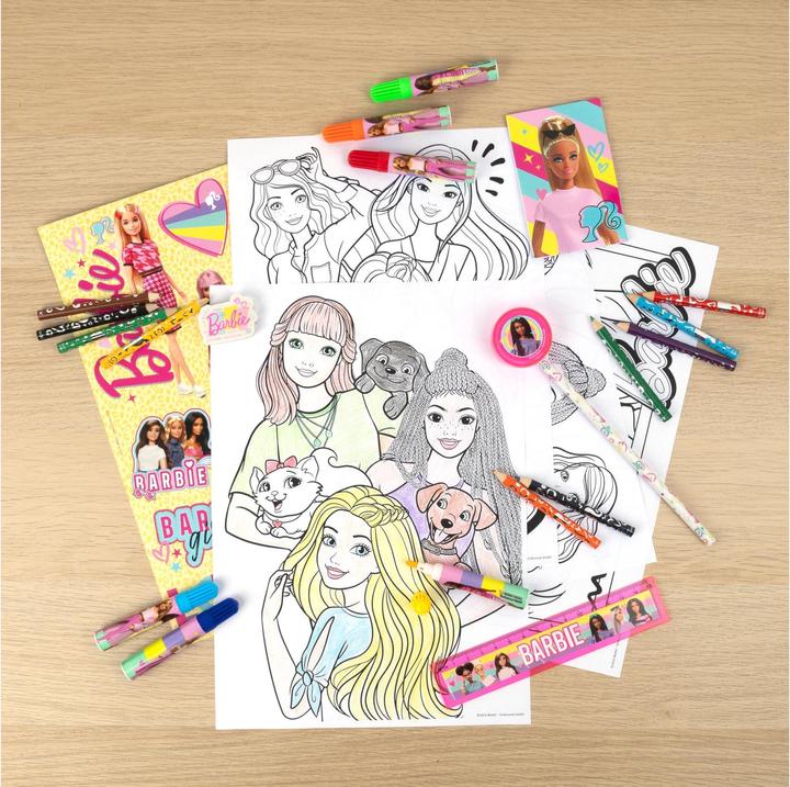 Produktbild Undercover Malset Barbie 35-teilig