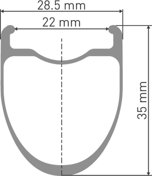 Productafbeelding DT Swiss ERC1400 Dicut DB 35 27,5/22 (Voorwiel, 27.5")
