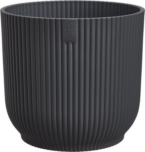 Actual product image Elho Blumentopf Vibes Fold Rund 30 cm Schwarz (30 x 27 cm)