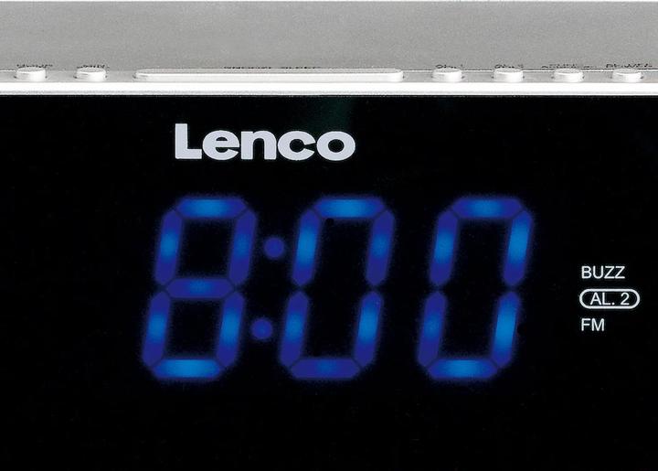 Immagine prodotto Lenco CR-550, Radio sveglia, FM, Argento