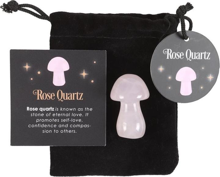 Immagine prodotto Something Different Quarzo Rosa Mushroom Cristallo