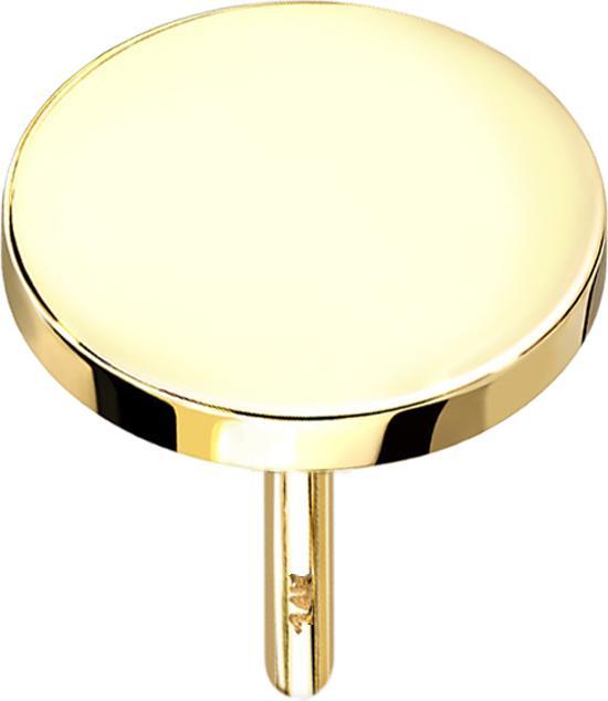 Immagine prodotto Star Piercing Disco senza fili in oro 14k (senza ottone, Oro 14k)