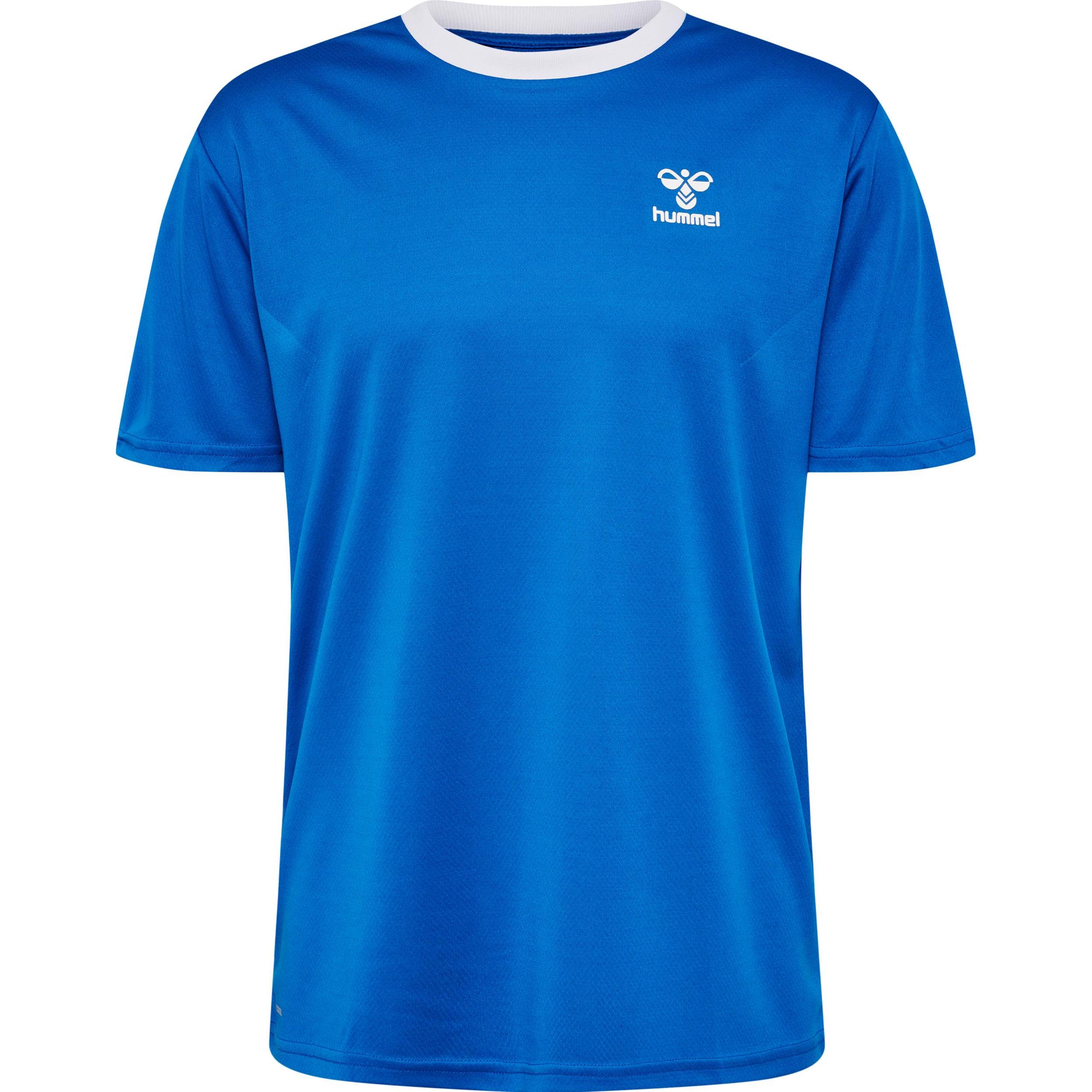 Thumbnail - hummel, Herren, Sportshirt, hmlSTALTIC POLY JERSEY S/S (XL), Blau, XL