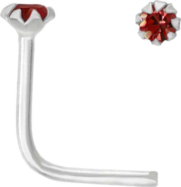Actual product image Bijouteria Nose piercing (Crystal, Silver 925)
