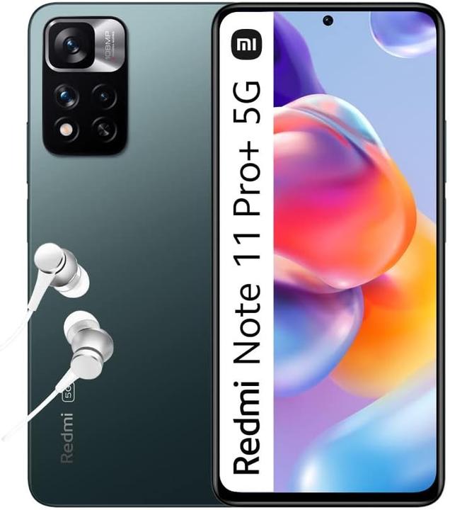 Xiaomi Note 11 Pro+ 5G (128 GB, Forest Green, 6.67", Dual SIM, 5G)