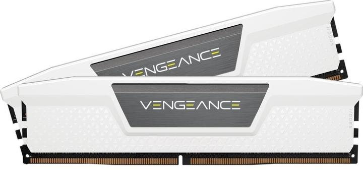 Actual product image Corsair DDR5, 6000MT/s 48GB 2x24GB DIMM, Unbuffered, 30-36-36-76, Std PMIC, XMP 3.0, VENGEANCE DDR5 White He (2 x 24GB, 6000 MHz, DDR5 RAM, DIMM)