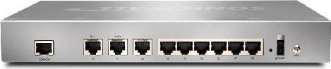 Actual product image SonicWall NSA 240, UTM Firewall, SSL-VPN Total secure Bundle