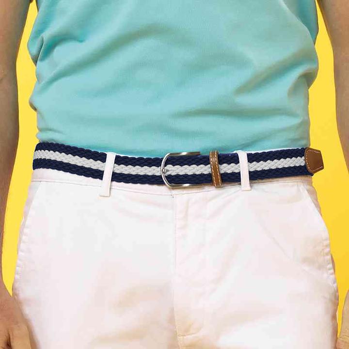 Actual product image Asquith & Fox 2 colors stripe stretch belt (One size)