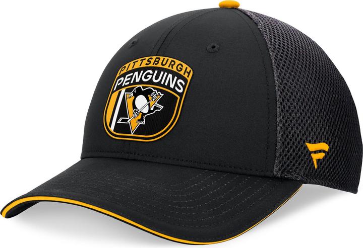 Actual product image Fanatics Authentic Pro Draft Structured Trucker Pittsburgh Penguins