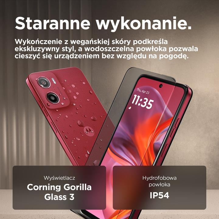 Productafbeelding Motorola Moto G05 (256 GB, Rood, 6.67", Dubbele SIM, 4G)