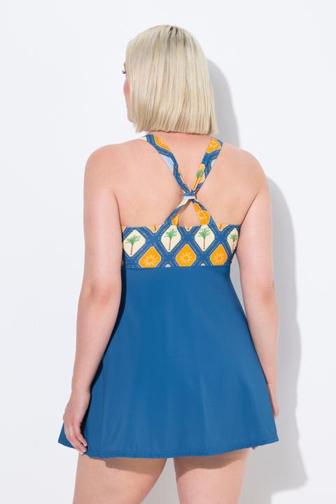 Produktbild Ulla Popken Badekleid, Schleife, Softcups, Neckholder-Optik (44)