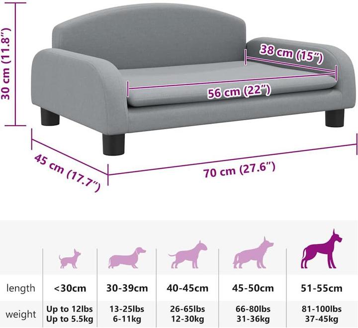 Image du produit vidaXL Hundebett (Chien)