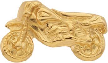 Image du produit Muau Stud earrings or jaune 750, 6x11mm (Or jaune)