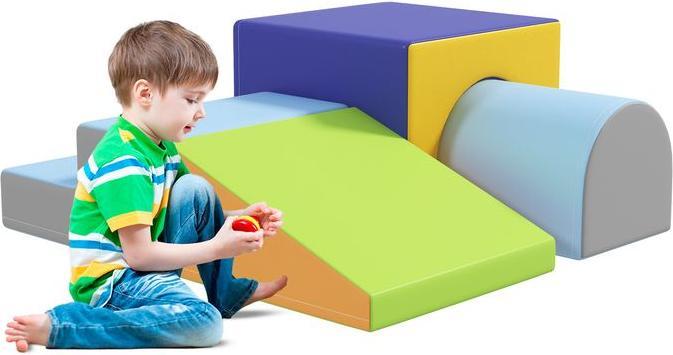 Produktbild Swisshandel24 Bausteinset 4er-Set Schaumstoff Bausteine Bauspielzeug, 1-3 Jahre, V2