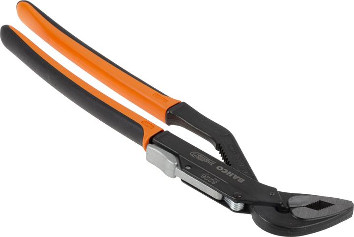 Actual product image Bahco ERGO water pump pliers with sliding joint and 2-component handle, burnished 400 mm (400 mm)