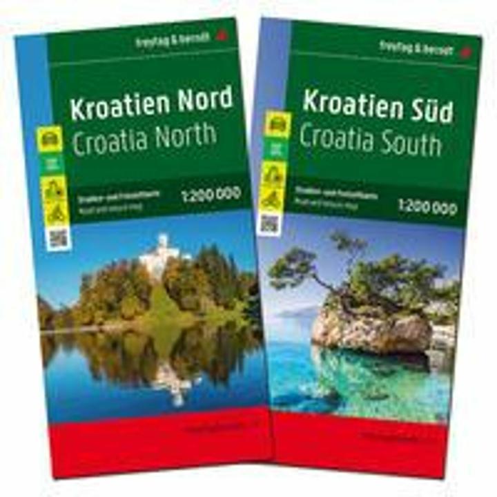Croazia, Set di mappe stradali 1:200.000