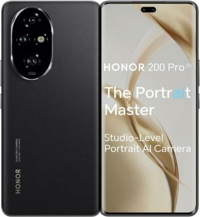 Immagine prodotto Honor 200 Pro (512 GB, Nero, 6.78", Doppia SIM, 5G)