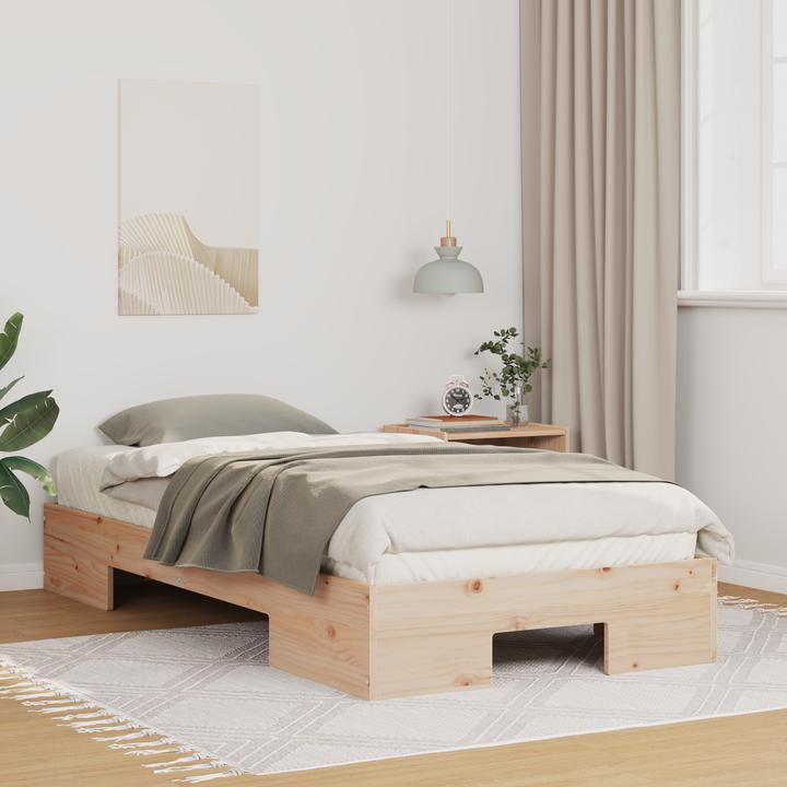 Actual product image vidaXL Bettgestell (90 x 200 cm)