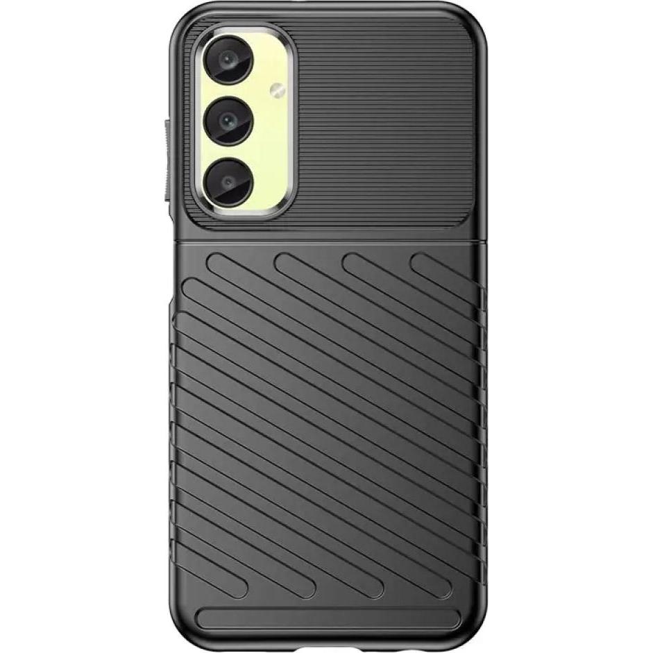Screenguard Samsung Galaxy A25 5G SpaceCase Impact-Resistant Hülle (Samsung Galaxy A25 5G), Smartphone Hülle, Schwarz
