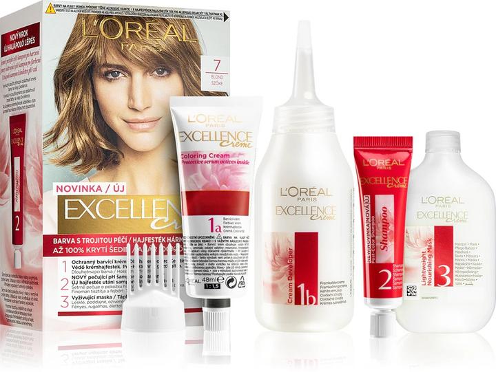 Produktbild L'Oréal Paris Excellence Creme Triple Protection (7 Natural Blonde)