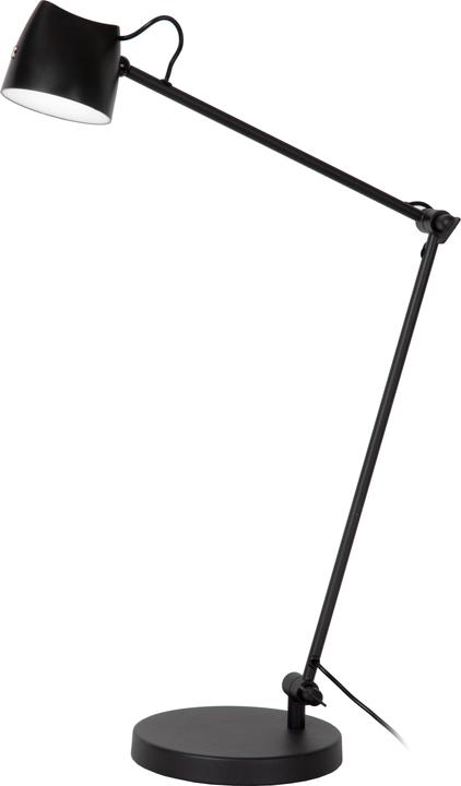 Actual product image Lucide MILNE LED Stehlampe Mit Leselampe 8W dimmbar Warmweiss Modern Schwarz 44616/06/30 (250 lm)