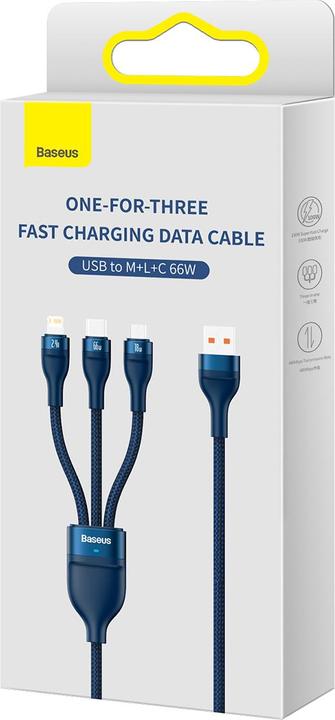 Immagine prodotto Baseus Serie Flash Ⅱ (1.20 m, USB 3.2 Gen 1, 66 W)