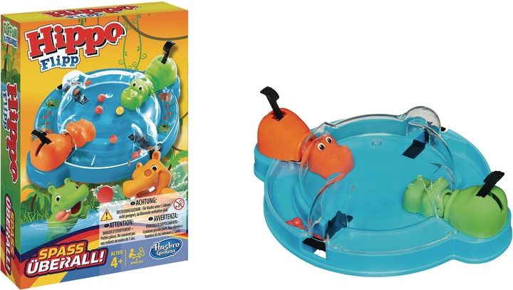 Actual product image Hasbro Gaming Hippo flip (German)