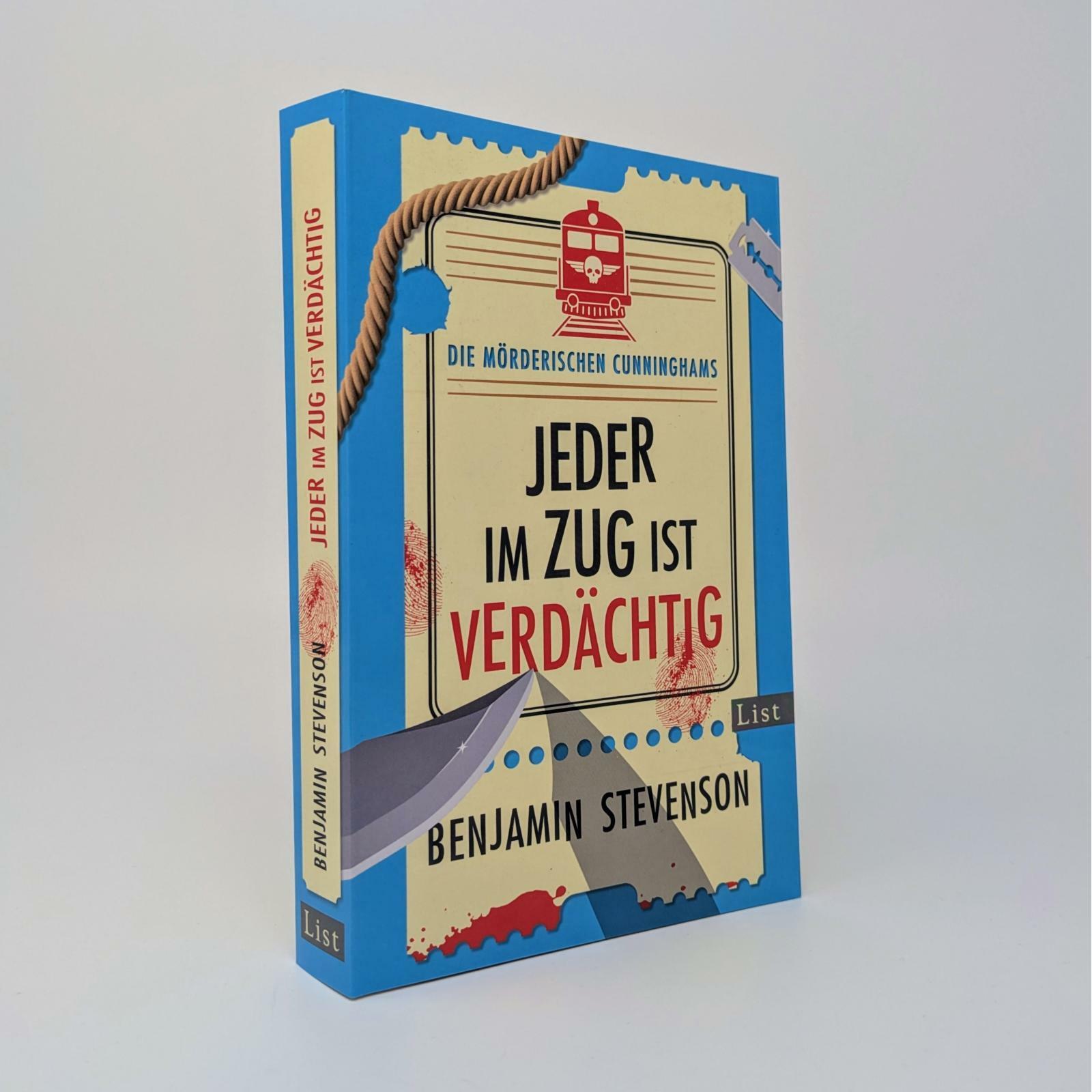 Thumbnail - Die mörderischen Cunninghams. Jeder im Zug ist verdächtig (Die mörderischen Cunninghams 2), Belletristik von Benjamin St...