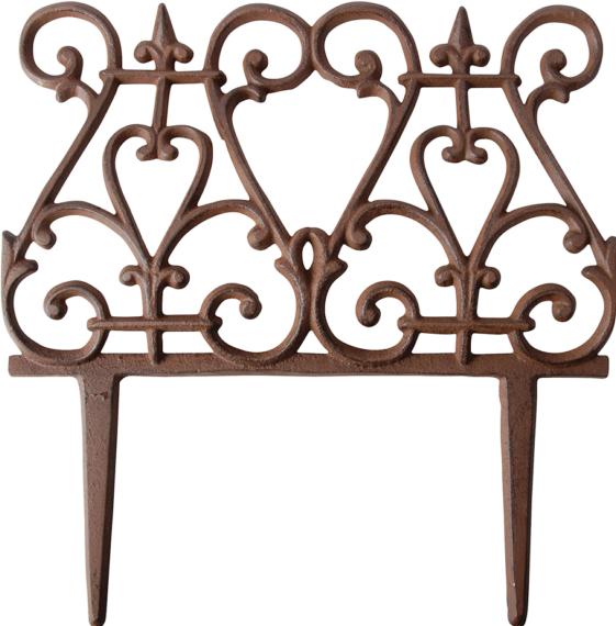 Esschert Design Viktorianischer Beetzaun (26.30 cm)