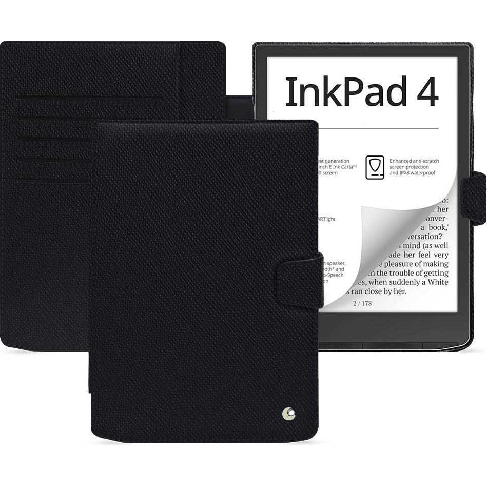 Noreve Lederschutzhülle PocketBook InkPad 4 (Pocketbook InkPad 4), eReader Zubehör, Schwarz