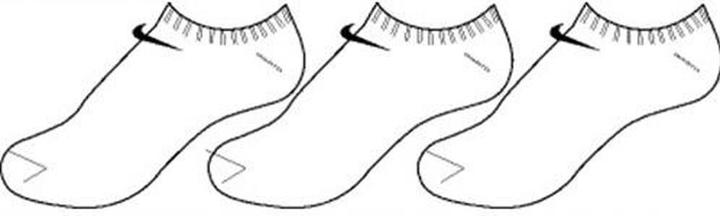 Actual product image Nike value no show (pack of 3, 42 - 46)