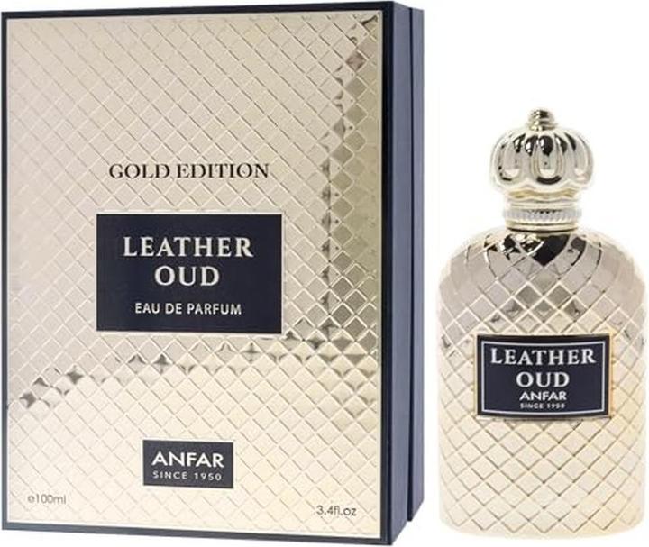 Actual product image Anfar Leather Oud Gold Edition for Men (Eau de parfum, 100 ml)