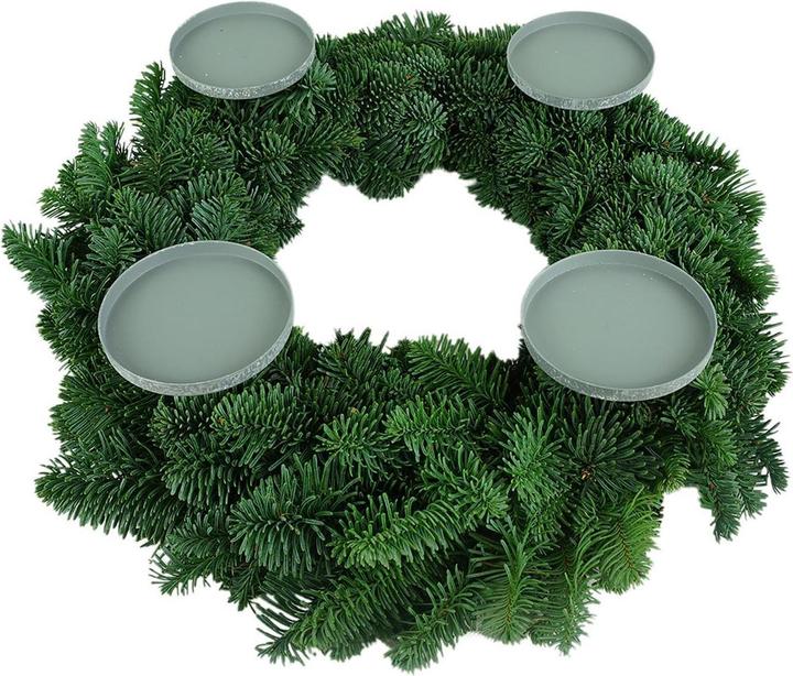 Produktbild Novaliv 4x Kerzenpick Flach 6,5 cm GRAU