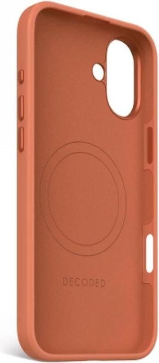 Produktbild Decoded AntiMicrobial Silicone Backcover with MagSafe for iPhone 16 Plus - Orange (Apple iPhone 16 Plus)