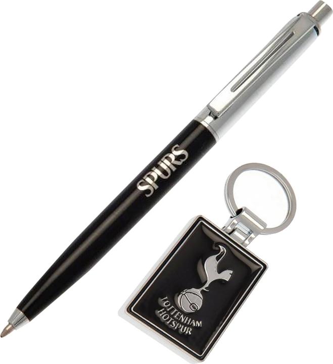 Actual product image Tottenham Hotspur FC Biros and key fob set