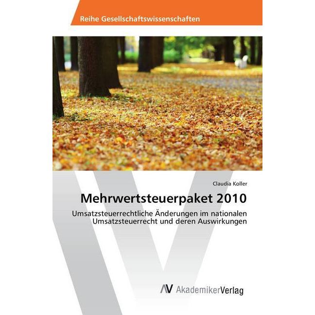 Mehrwertsteuerpaket 2010, Fachbücher