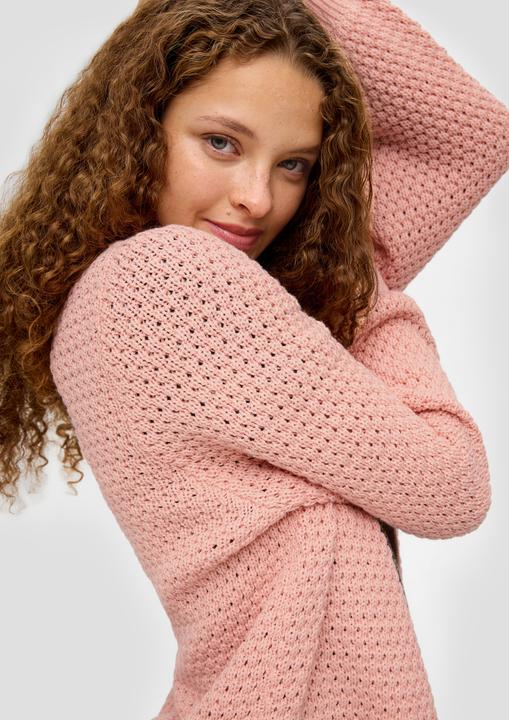 Produktbild s.Oliver Strickjacke Weiche Strickjacke aus Baumwollmix (M)